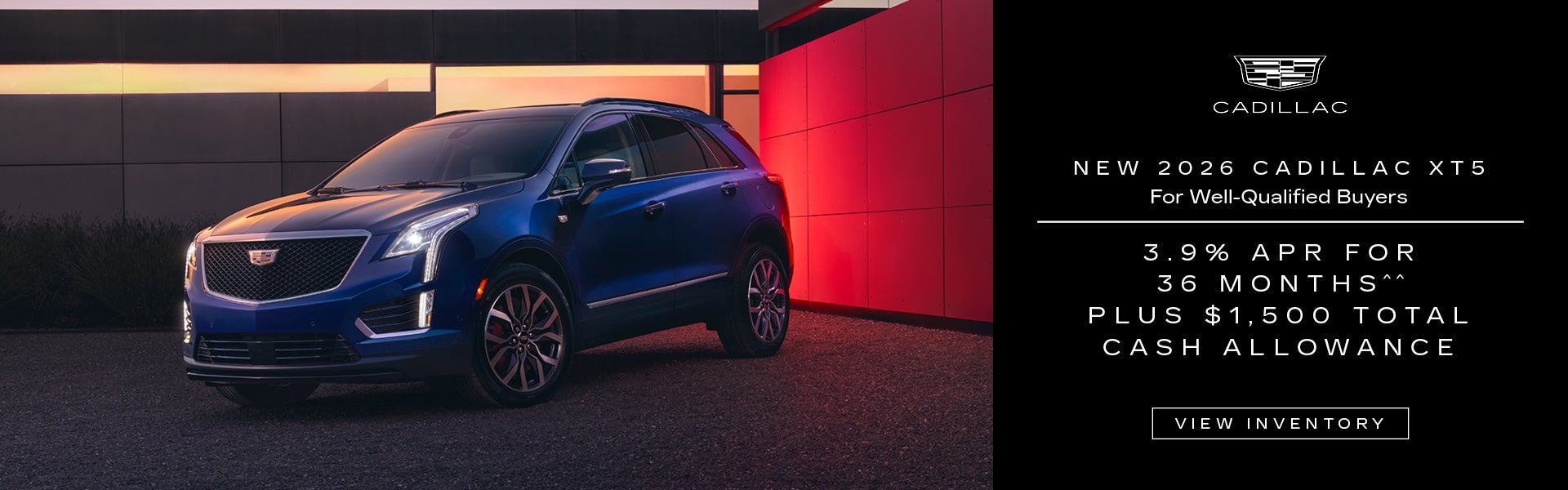 New 2026 CADILLAC XT5