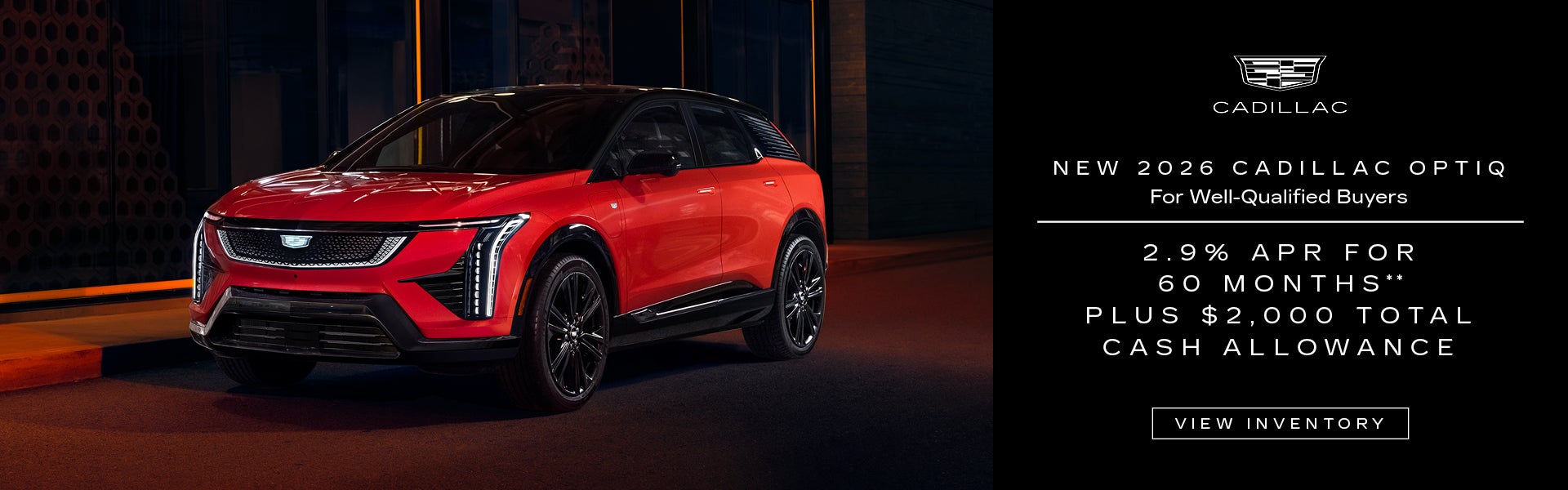 New 2026 CADILLAC OPTIQ