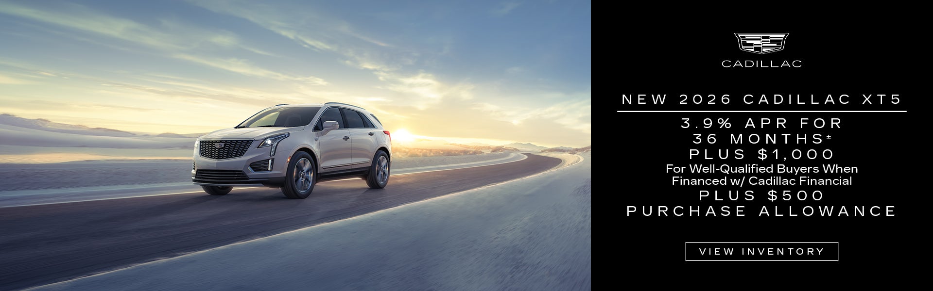 New 2026 CADILLAC XT5