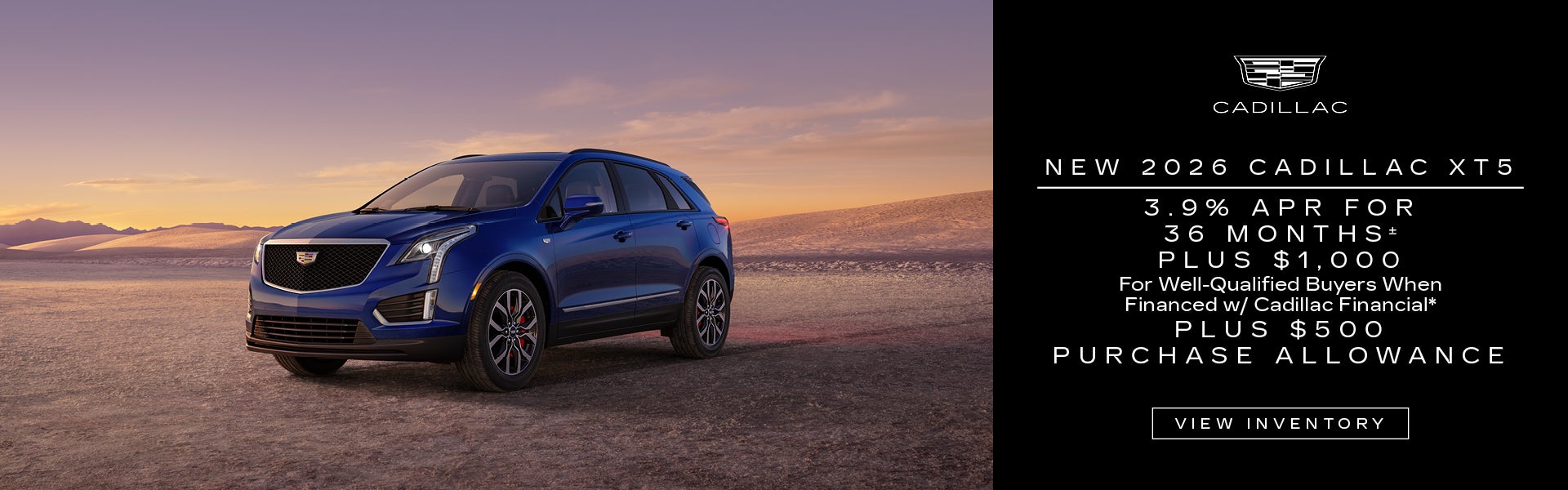 New 2026 CADILLAC XT5