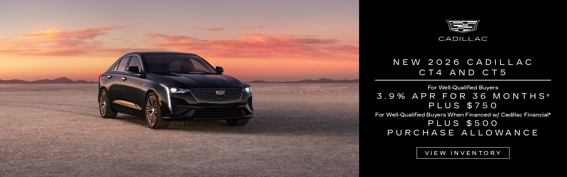2026 CADILLAC CT4 and CT5