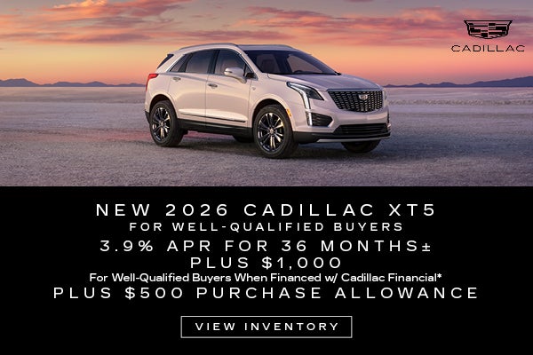 New 2026 CADILLAC XT5