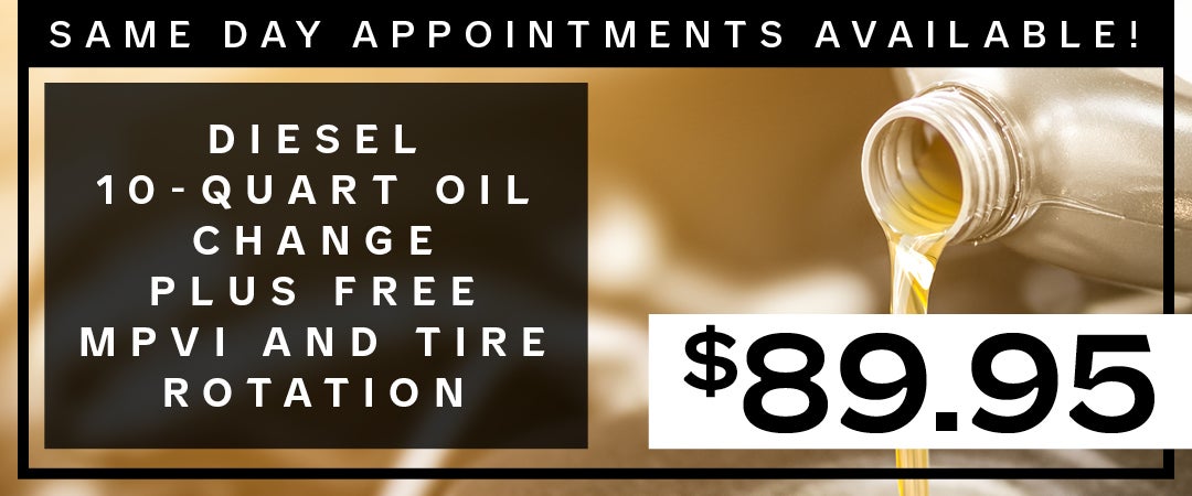 Diesel 10-Quart Oil Change